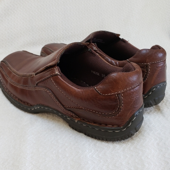 Steve Madden Mens P- Mook Brown Squar Toes Loafer Shoes Size 10